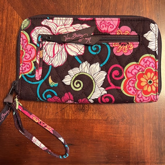 Vera Bradley Floral Wallet/Wristlet - Picture 2 of 3